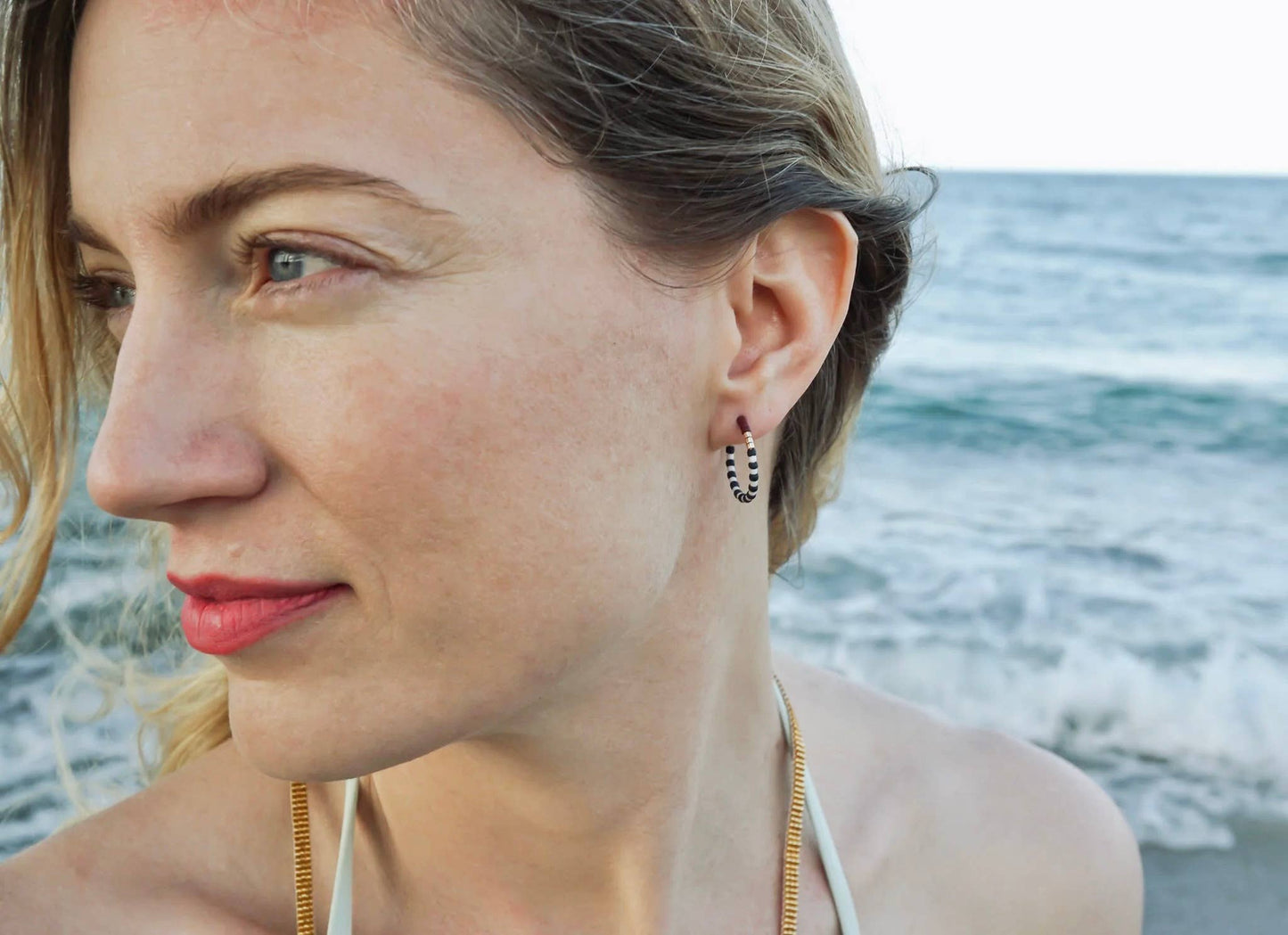 Little Colorloop Earrings | Hot Pepper
