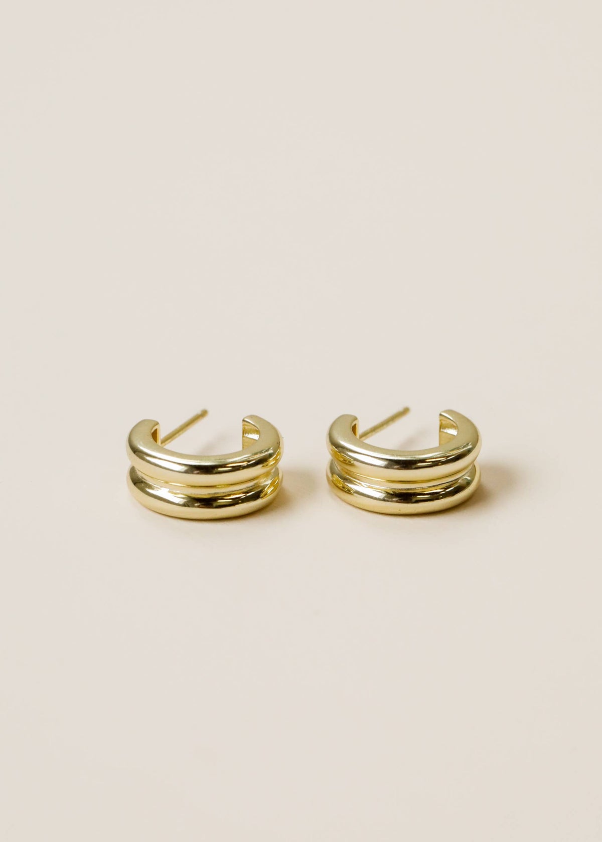 Bold Gold Hoop Earrings