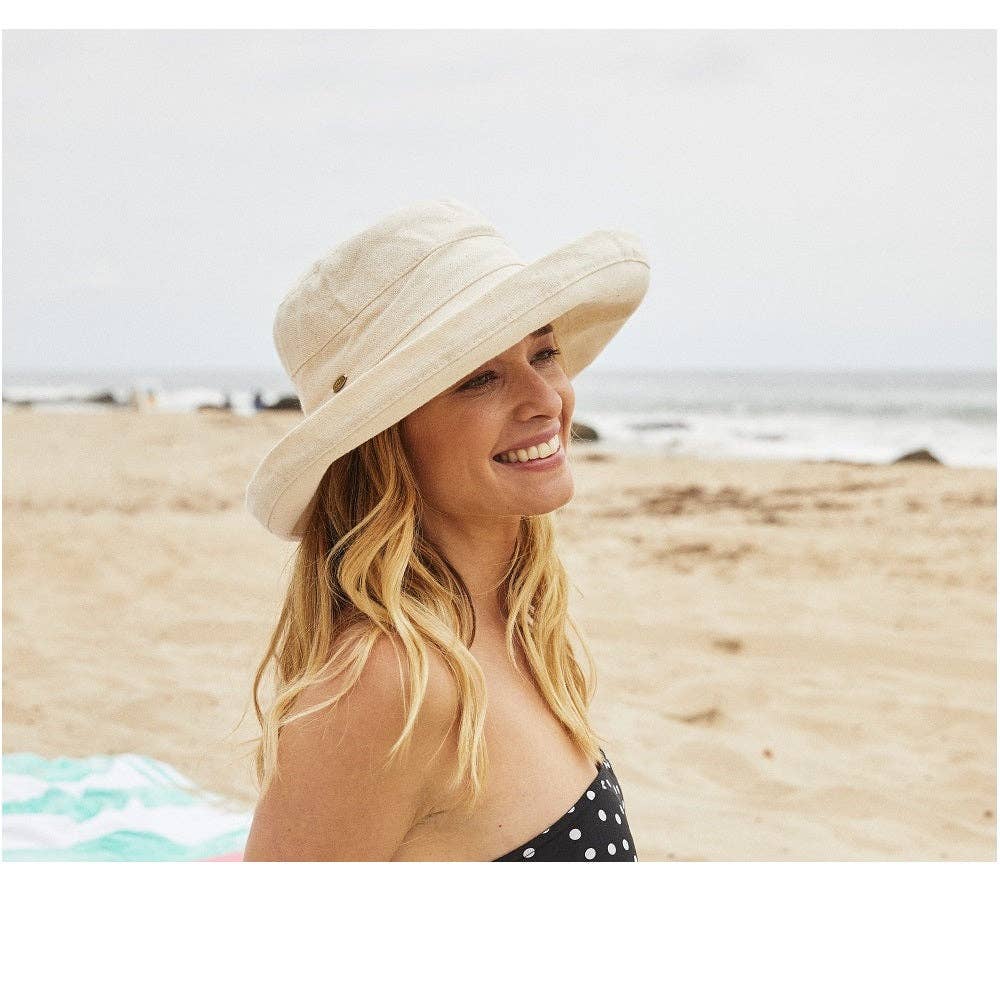 Cotton Bucket Hat UPF50+ | White