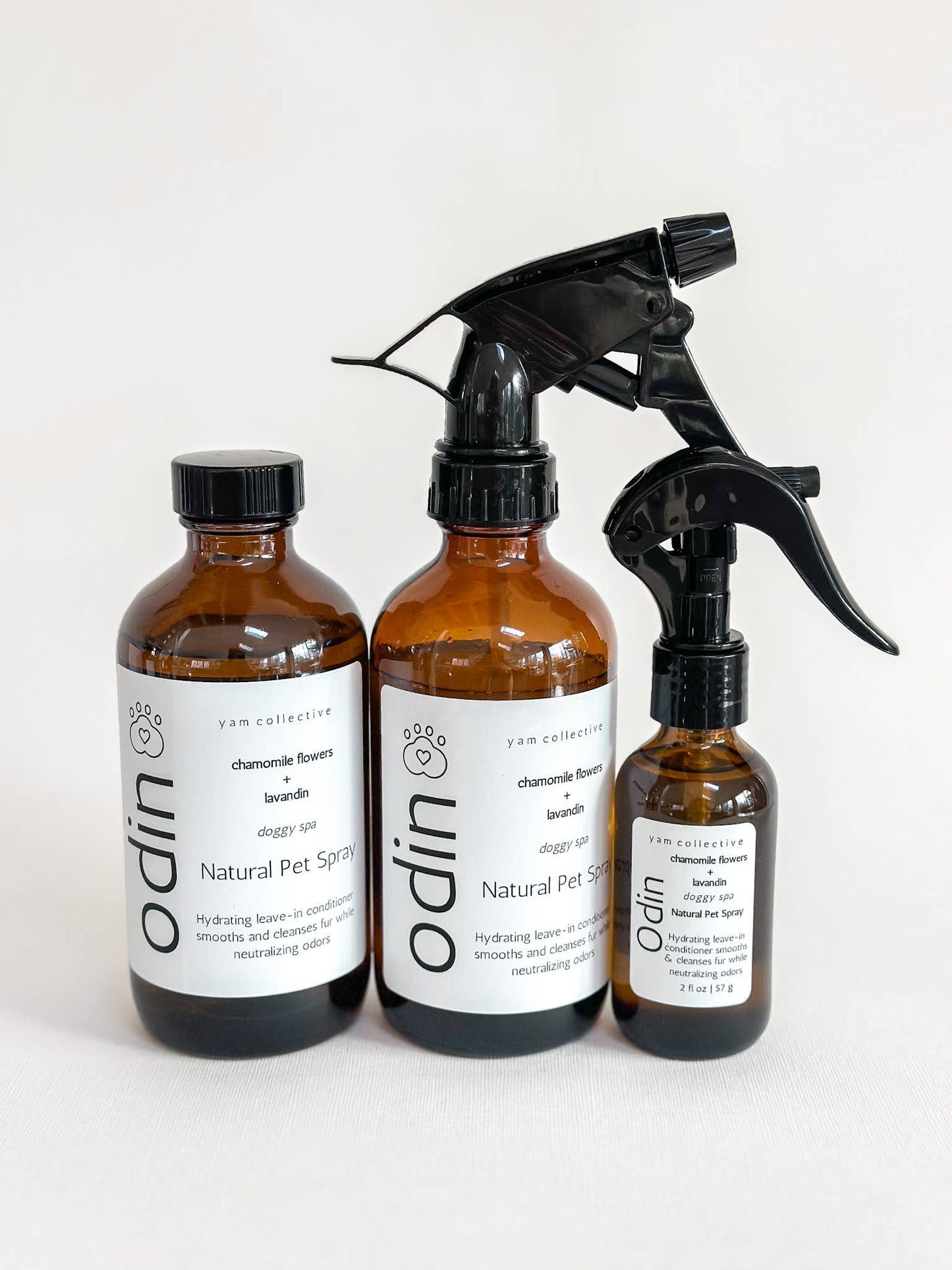 Oswald Natural Pet Spray | Rose + Blue Spruce