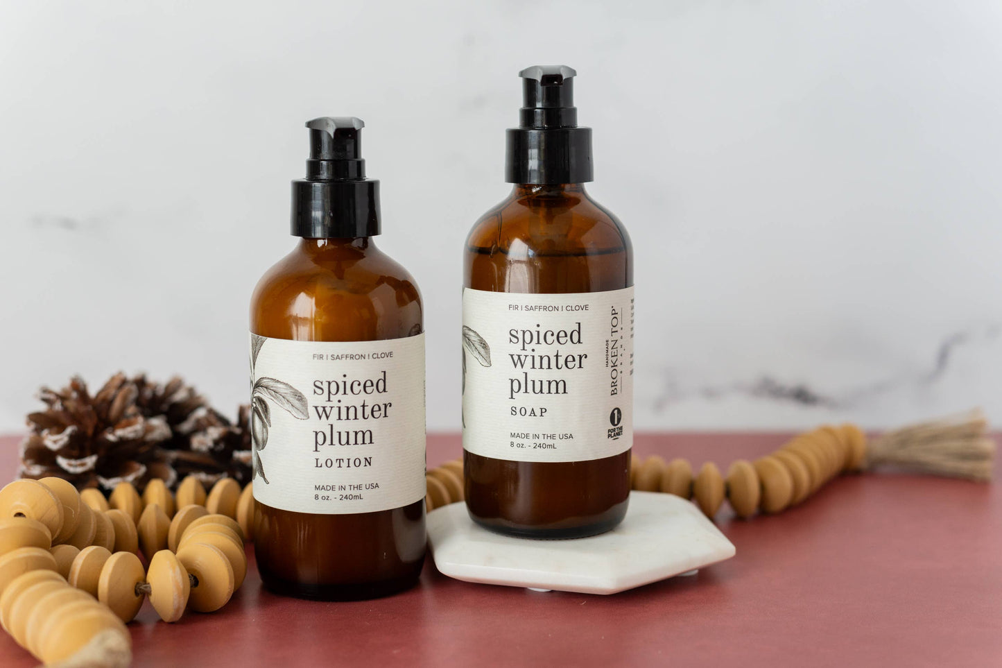 Spiced Winter Plum Hand + Body Lotion | 8 oz