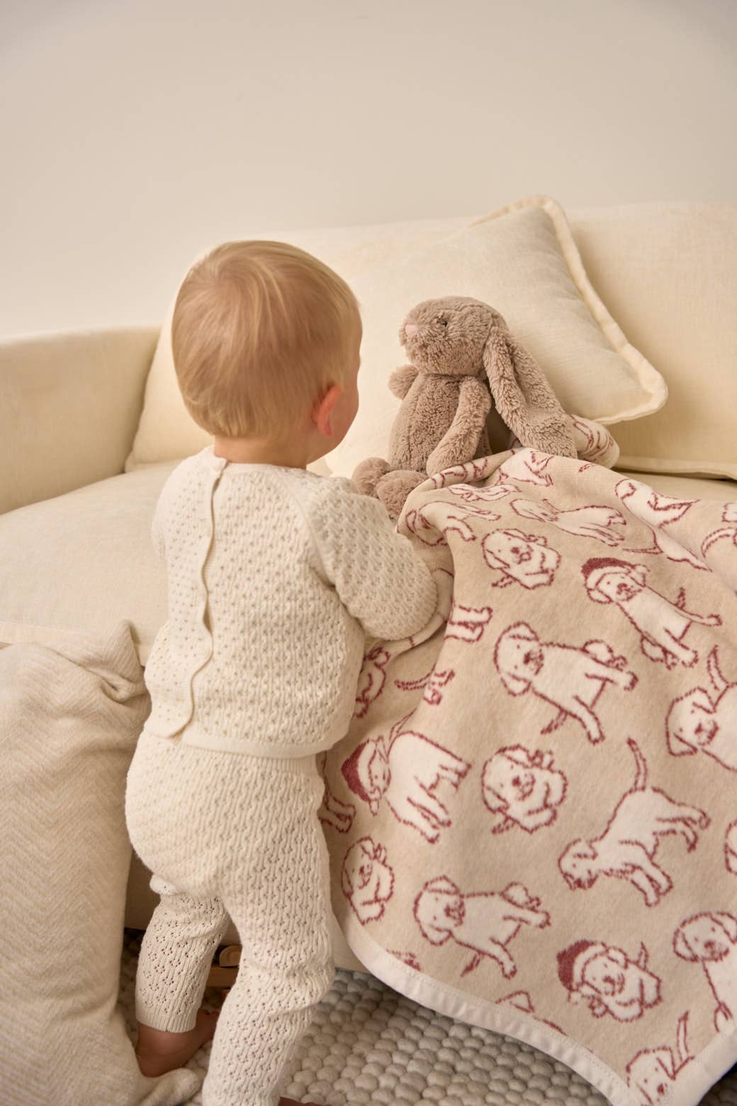 ChappyWrap Santa Puppies Mini Blanket