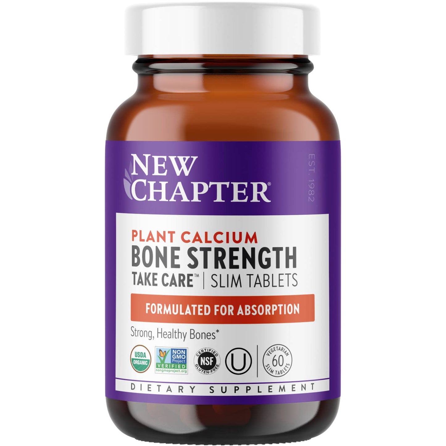 Bone Strength Take Care - Organic Plant Calcium | 60t