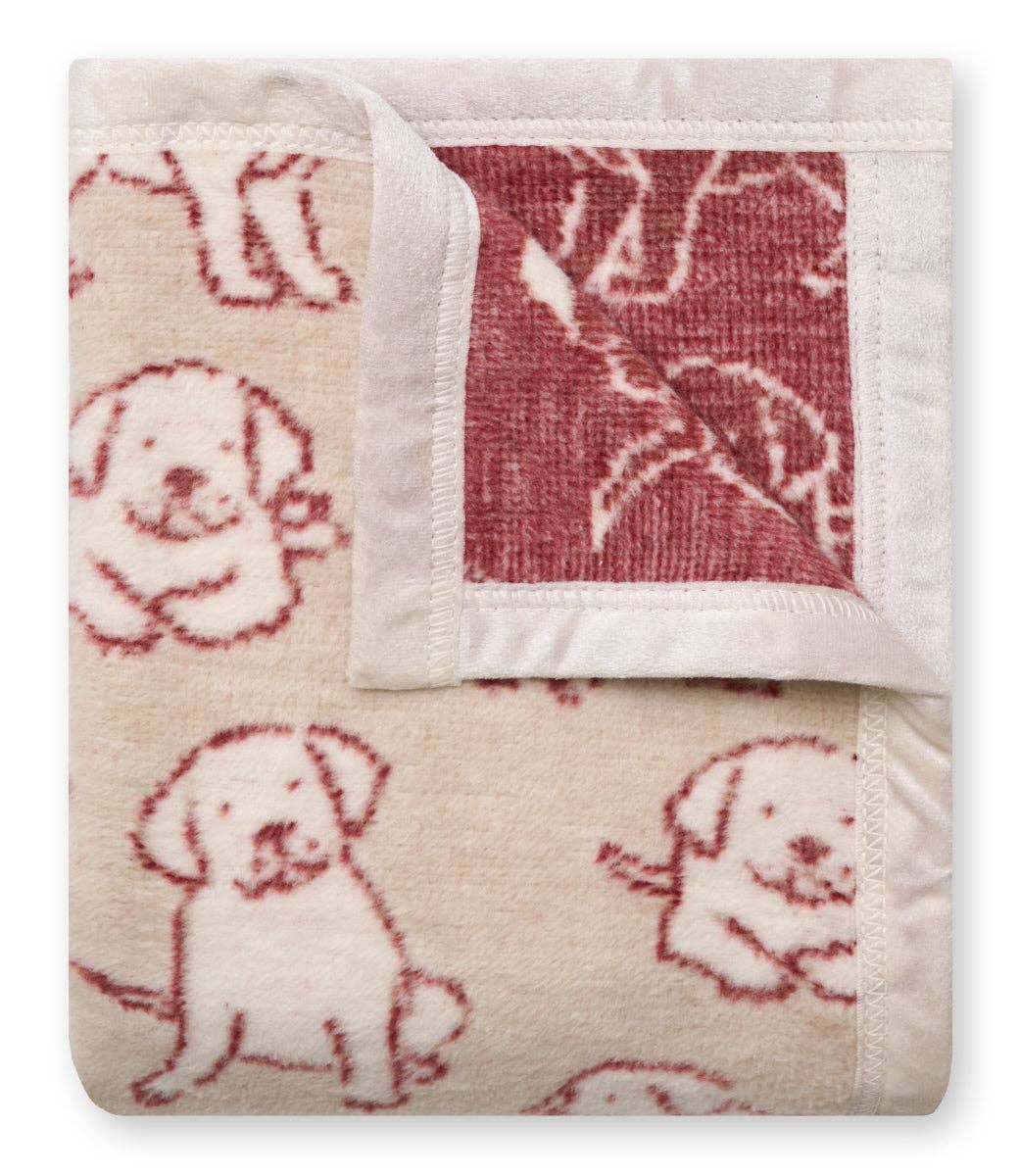 ChappyWrap Santa Puppies Mini Blanket