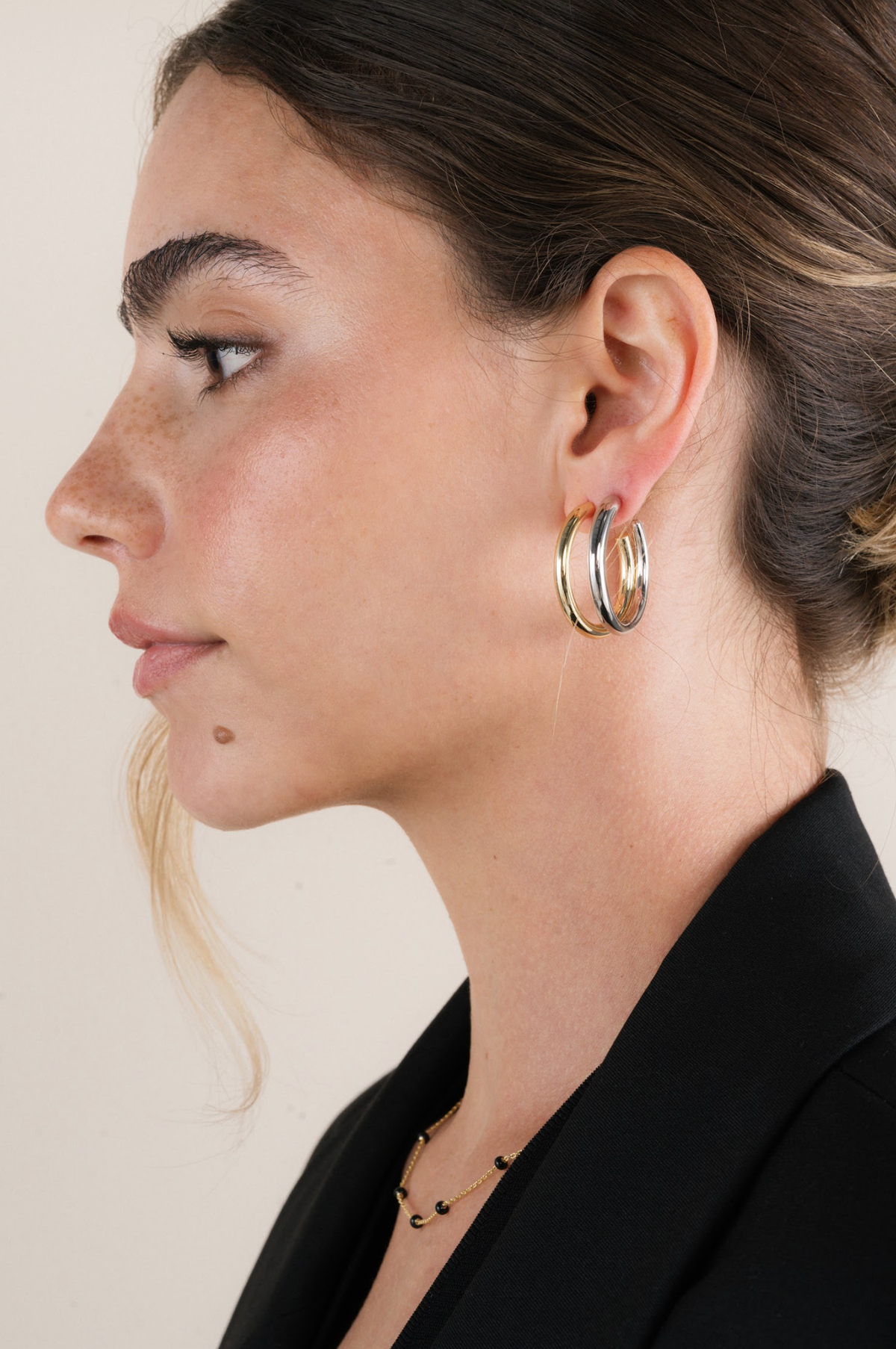 Everyday Gold Hoop Earrings | Large