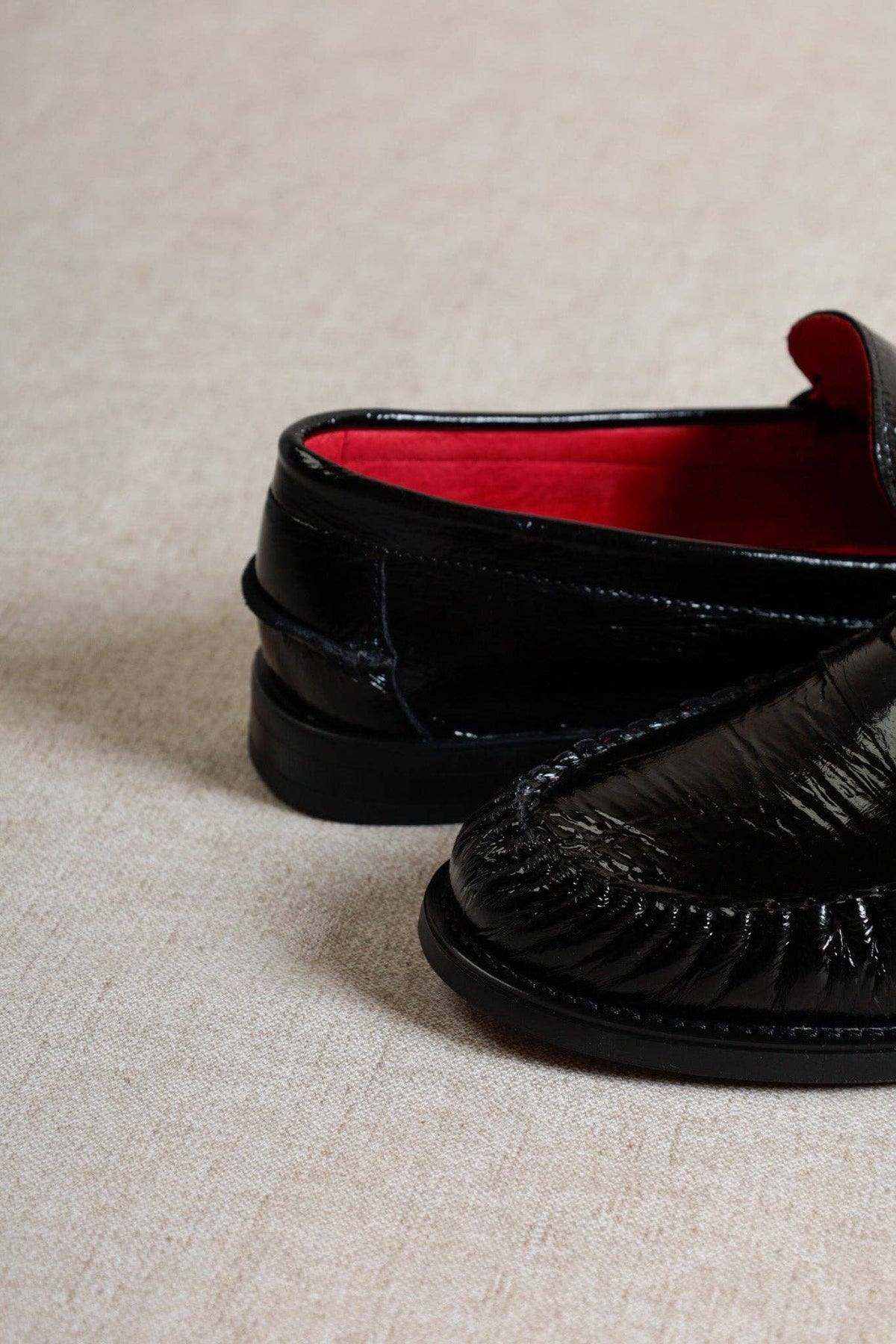Black Leather Loafers