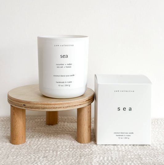 SEA Coconut Blend Candle | Sea Salt + Freesia