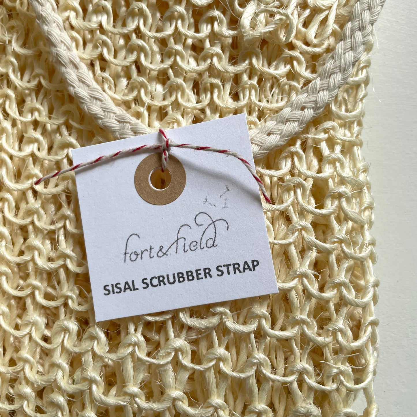 Natural Eco Sisal Exfoliating Back Scrubber Strap
