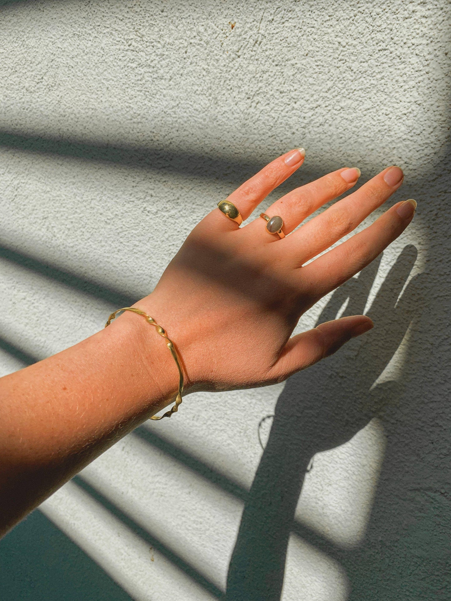 Dome Minimalist Recycled Brass Pinky Ring