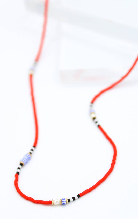 Disco Long Segment Necklace | 18 inch