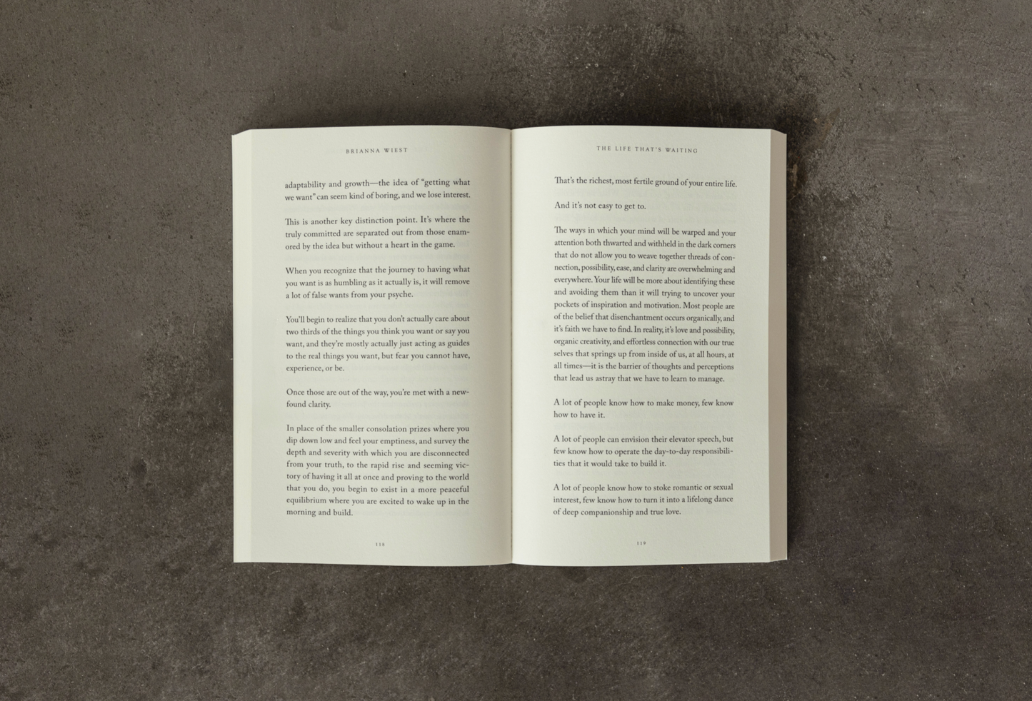 The Life That's Waiting Book