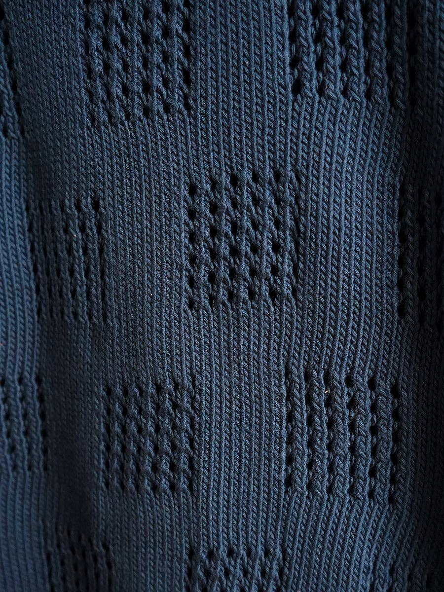 Katt Eyelet Vest | Viridian