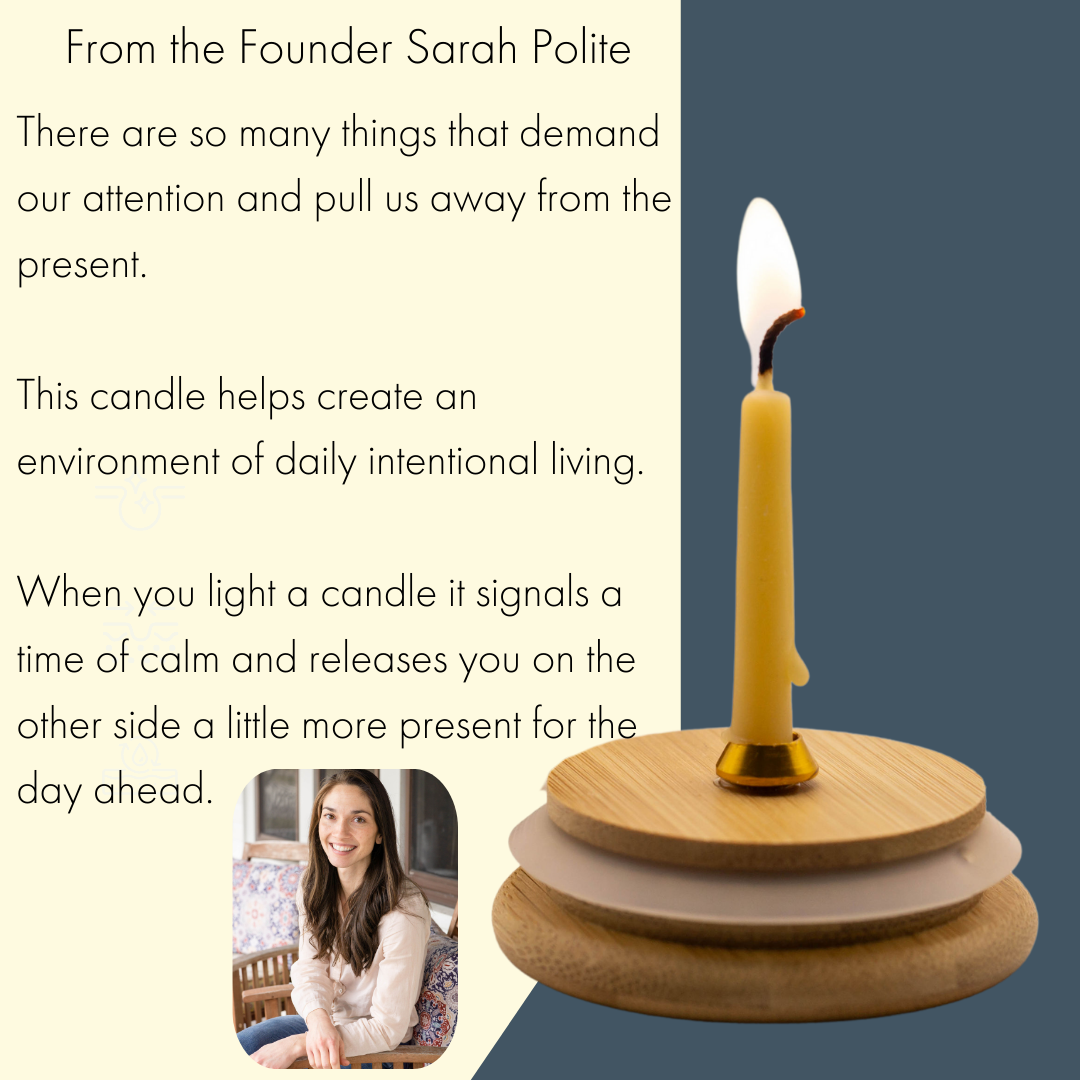 20 Minute Beeswax Mindful Candle Set | Set of 20