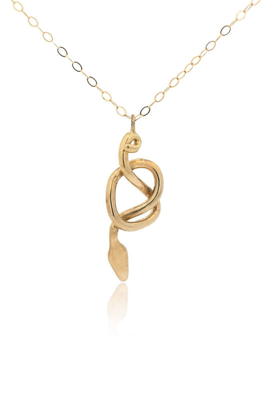 Nyoka Knotted Snake Necklace