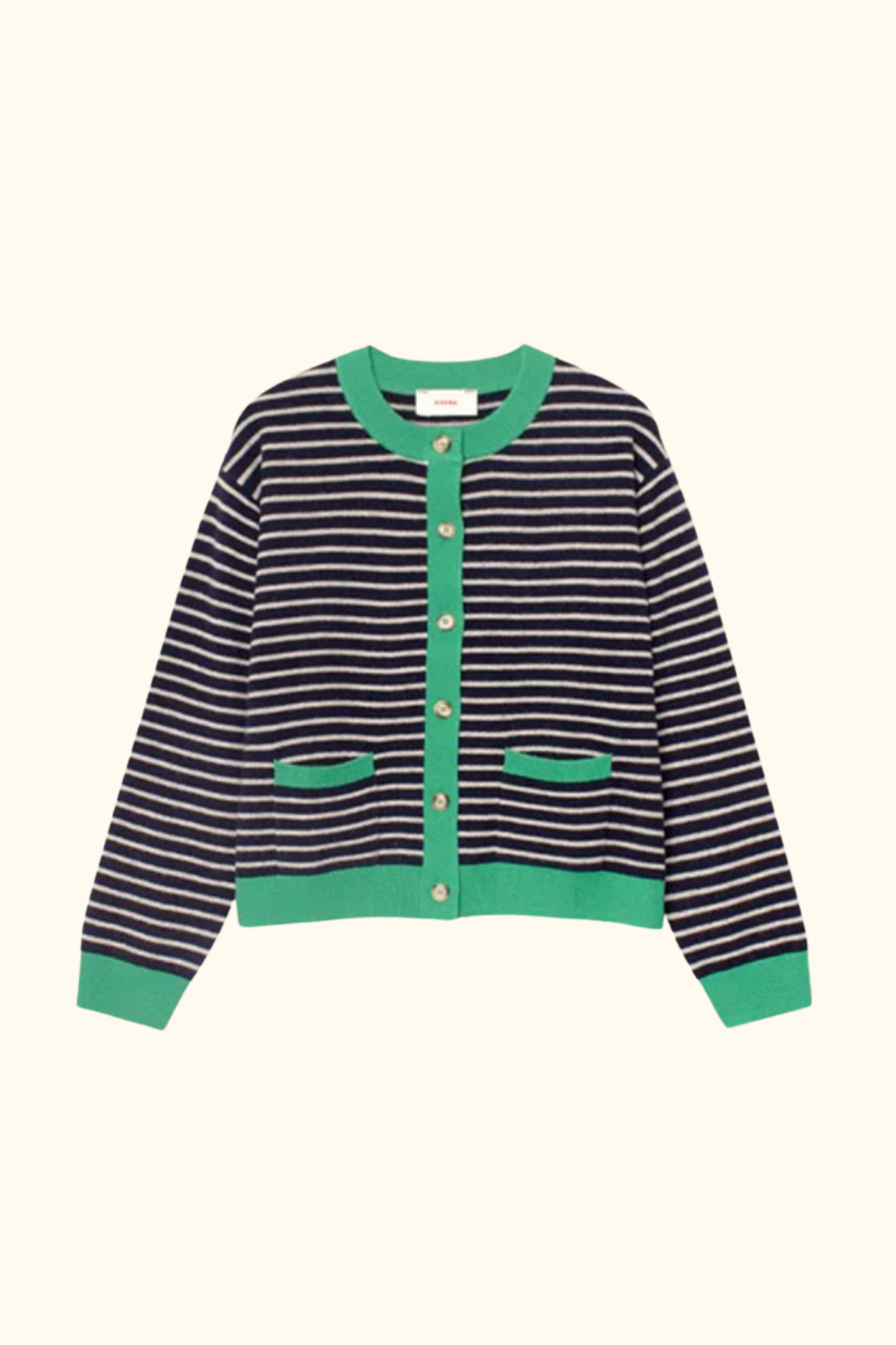 Xirena Lillian Cashmere Cardigan | Navy Stripe