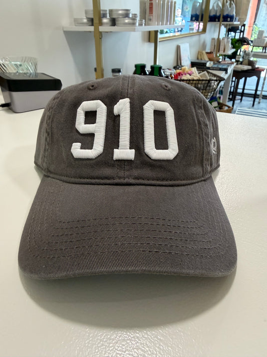 910 (Wilmington Area Code) Embroidered Dad Hat