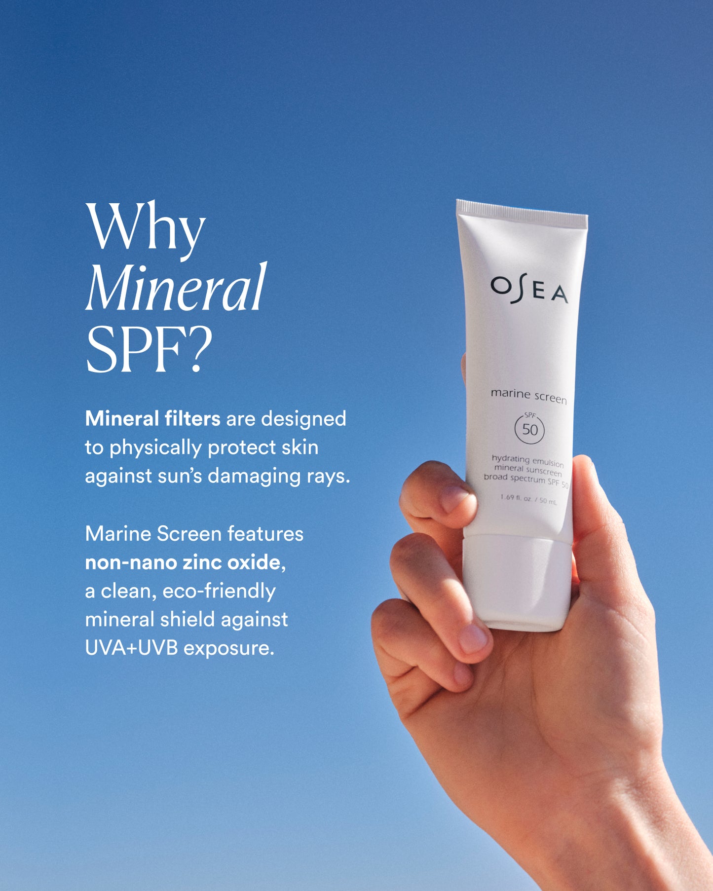 OSEA Marine Screen SPF 50 Mineral Sunscreen