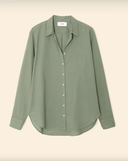 Xirena Beau Shirt | Olive Smoke