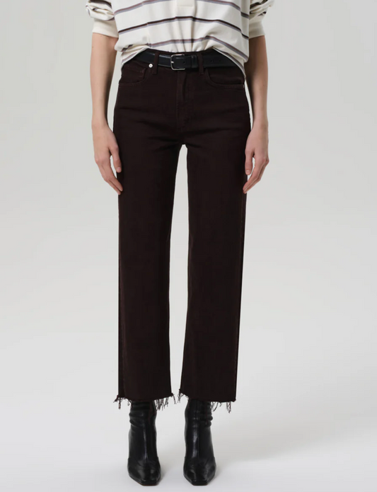 Citizens of Humanity Palma Straight Raw Hem | Carob
