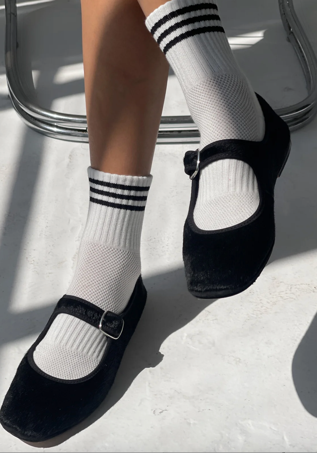 Le Bon Shoppe Girlfriend Socks |  White