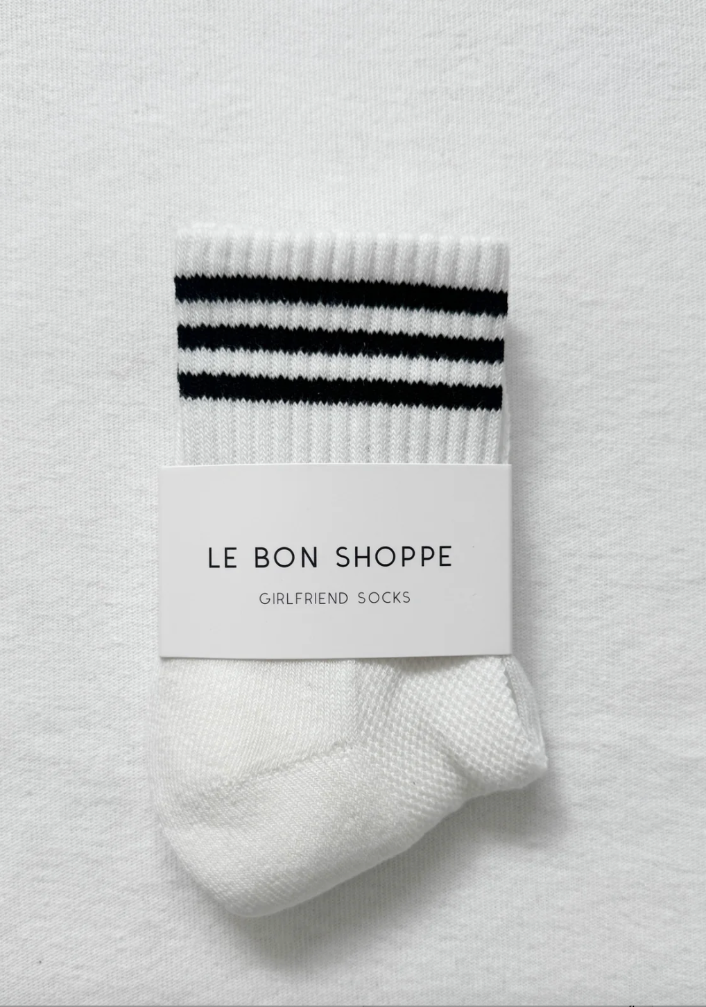 Le Bon Shoppe Girlfriend Socks |  White