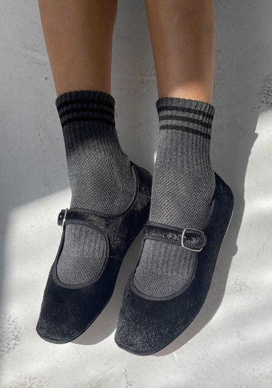 Le Bon Shoppe Girlfriend Socks |  Soot