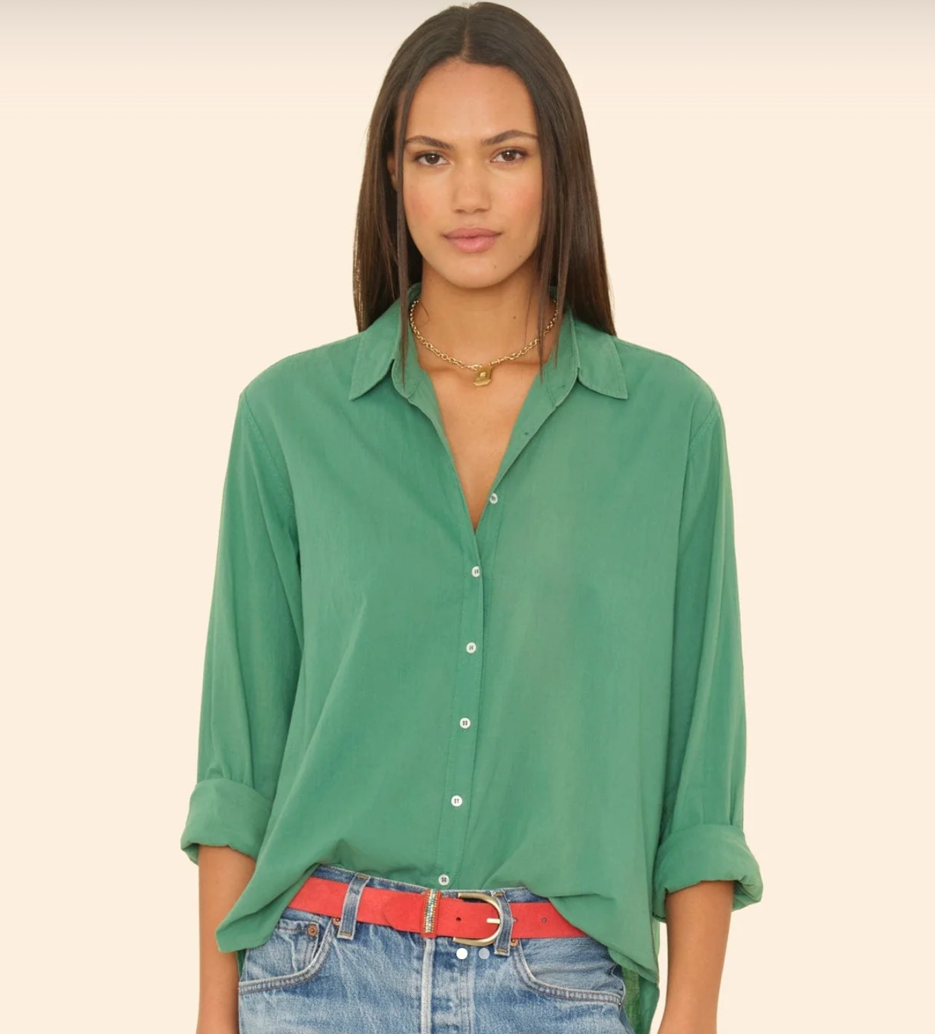 Xirena Beau Shirt | Mint Leaf