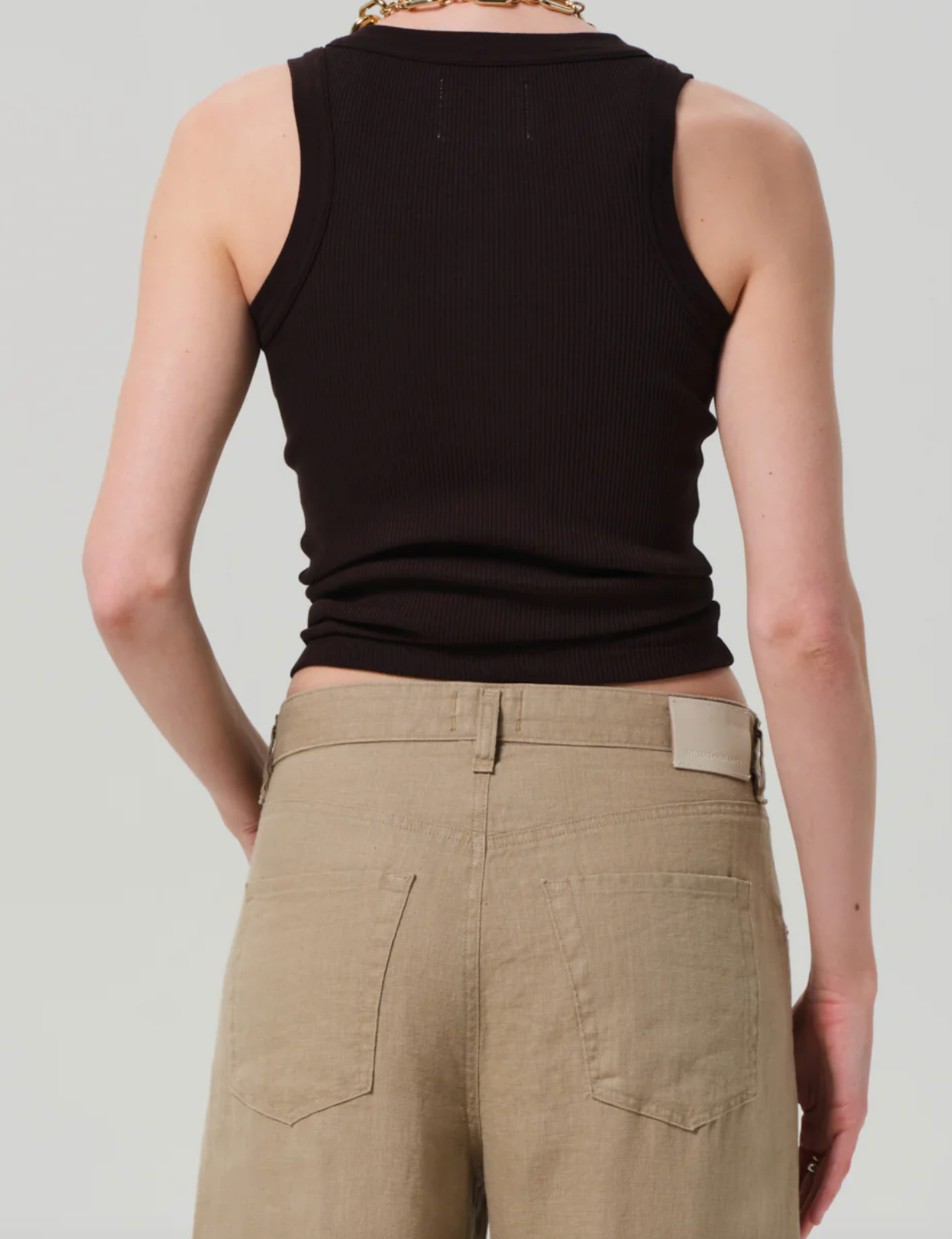 Citizens of Humanity Isabel Rib Tank | Chocolate