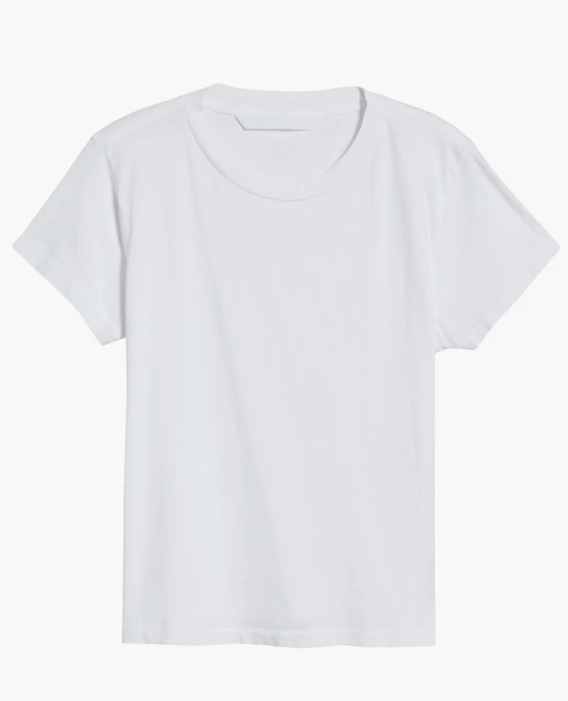 Mother Denim Lil Goodie Goodie T-Shirt | White