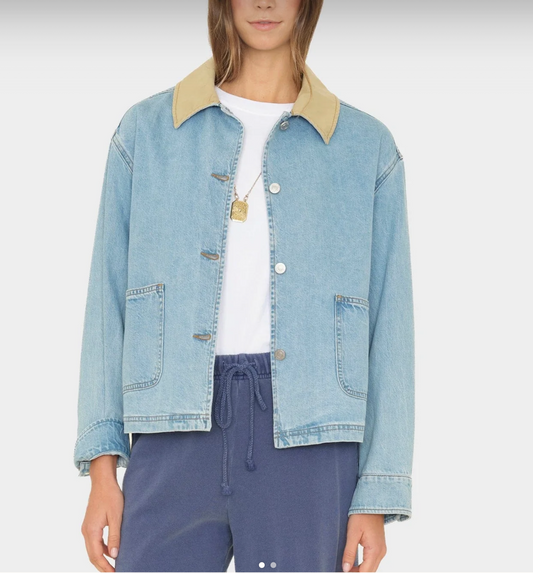 Xirena Blue Cloud Cove Denim Jacket