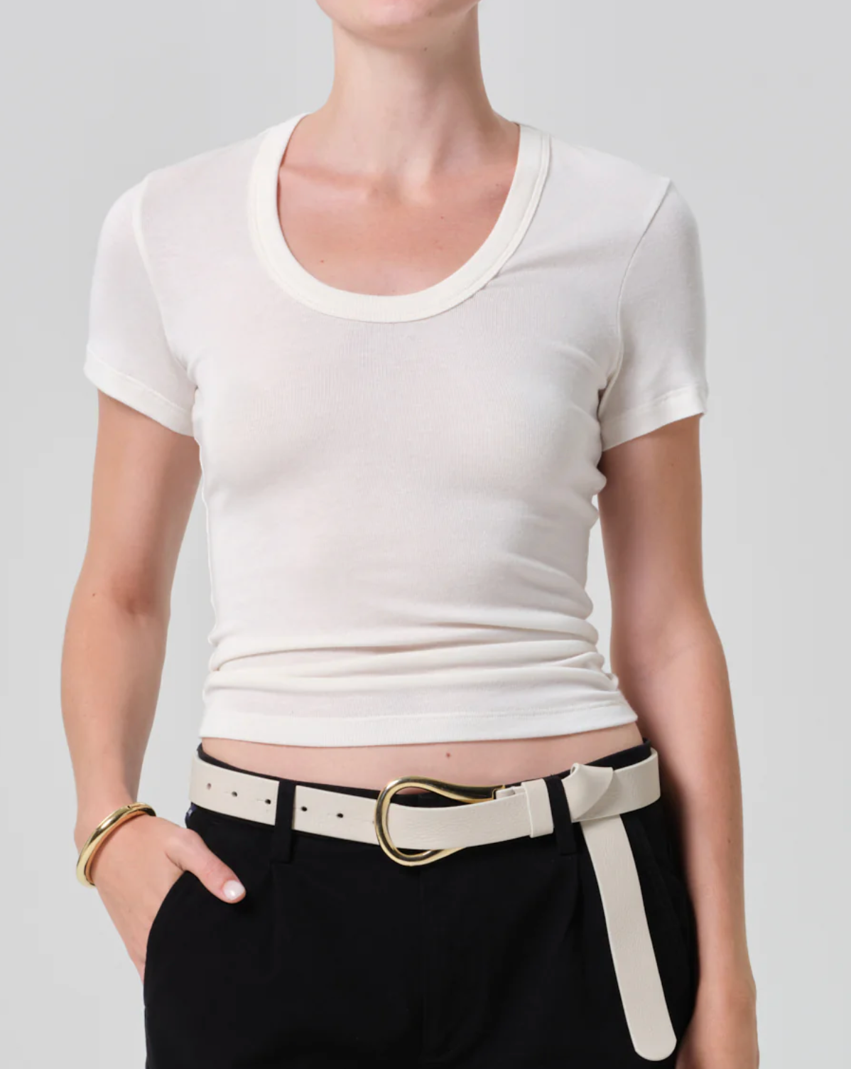 Citizens of Humanity Maude U Neck Tee | Pashmina