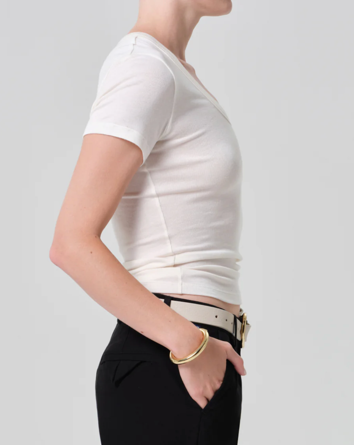 Citizens of Humanity Maude U Neck Tee | Pashmina