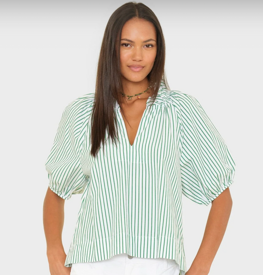 Xirena Clementine Top | Trellis Green