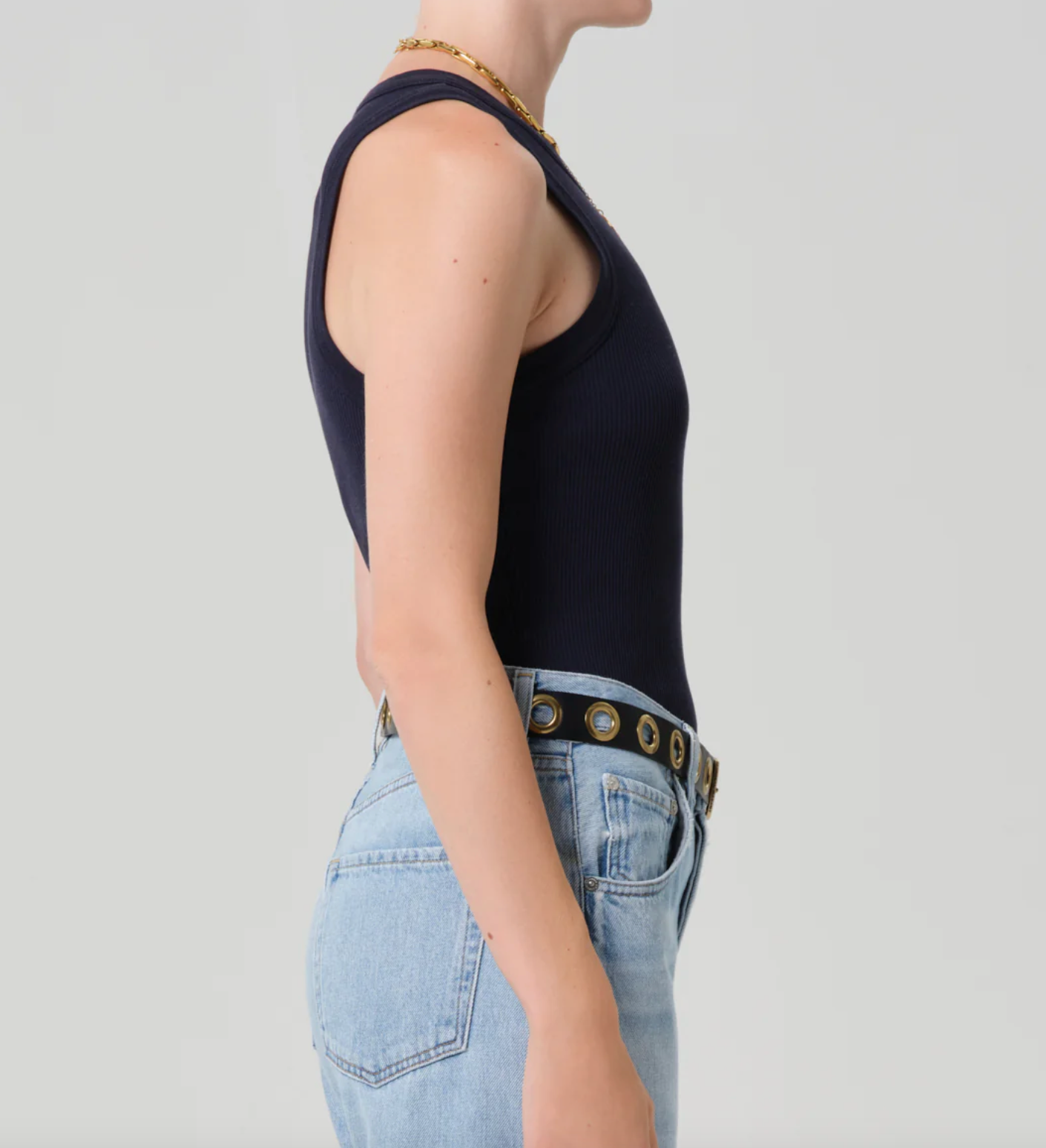 Citizens of Humanity Isabel Rib Tank | Navy