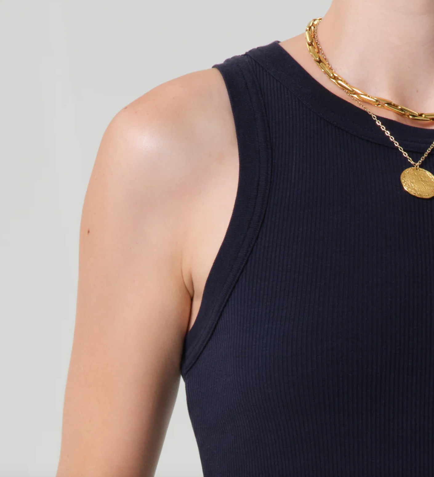 Citizens of Humanity Isabel Rib Tank | Navy