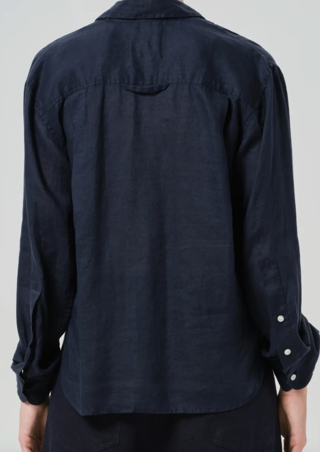 Citizen of Humanity The Shrunken Kayla Shirt | True Navy