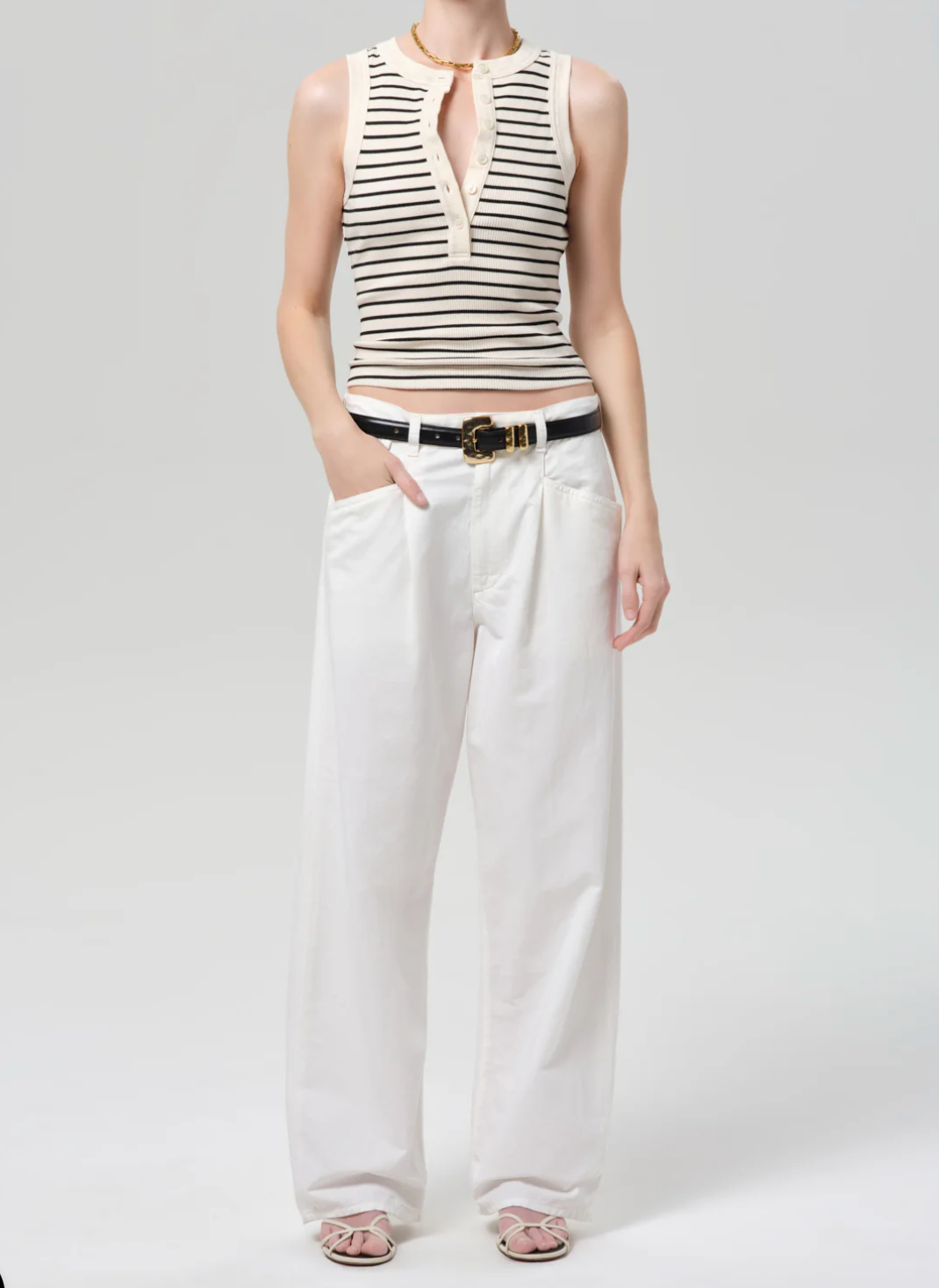 Citizens of Humanity Caralyn Tank | Quartz Stripe