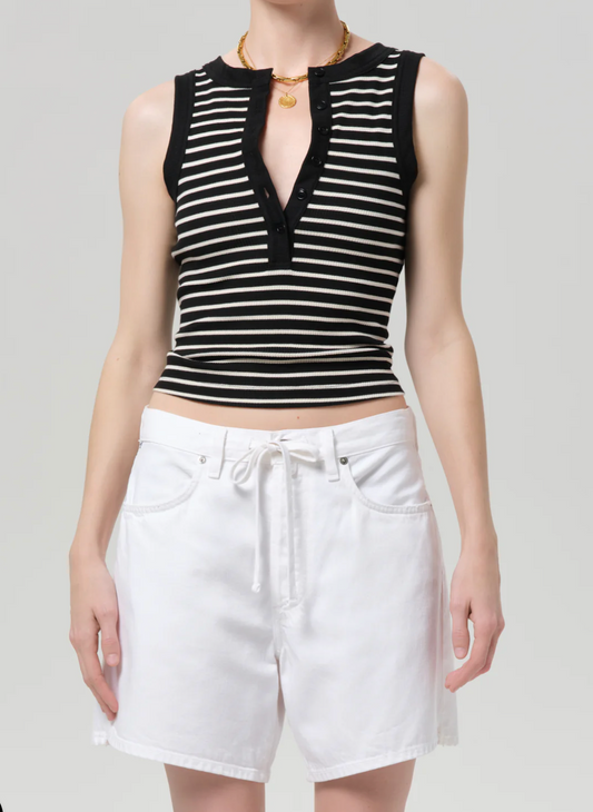 Citizens of Humanity Caralyn Tank | Anthracite Stripe