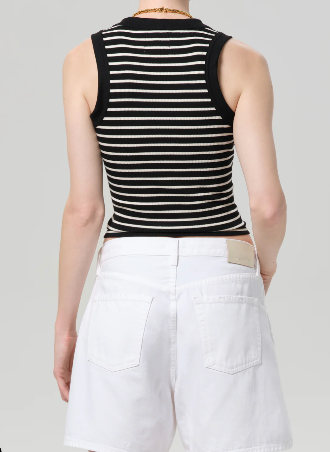 Citizens of Humanity Caralyn Tank | Anthracite Stripe