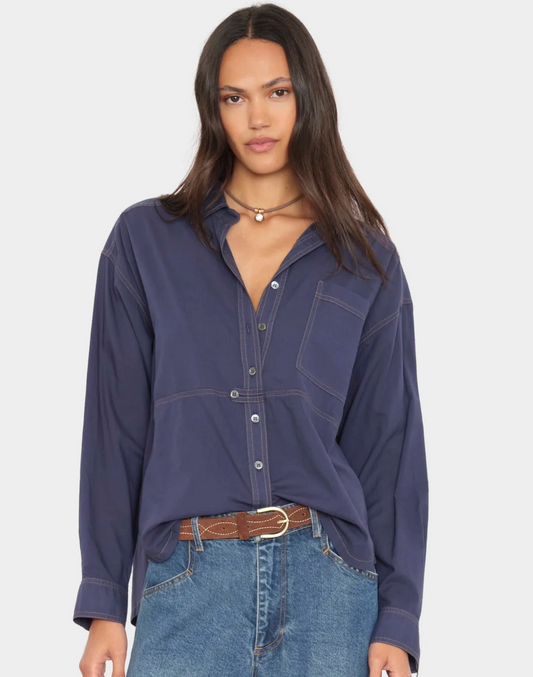 Xirena Logan Shirt | Navy