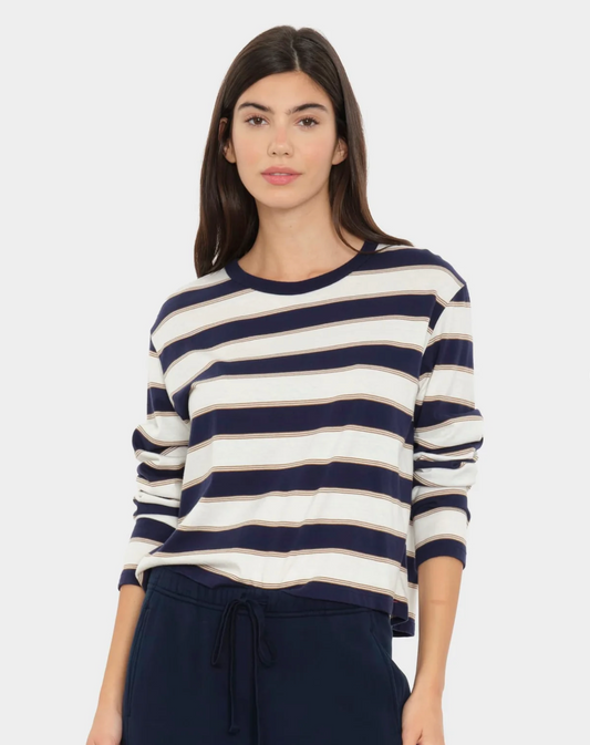 Xirena Terrance Tee | Navy Crescent
