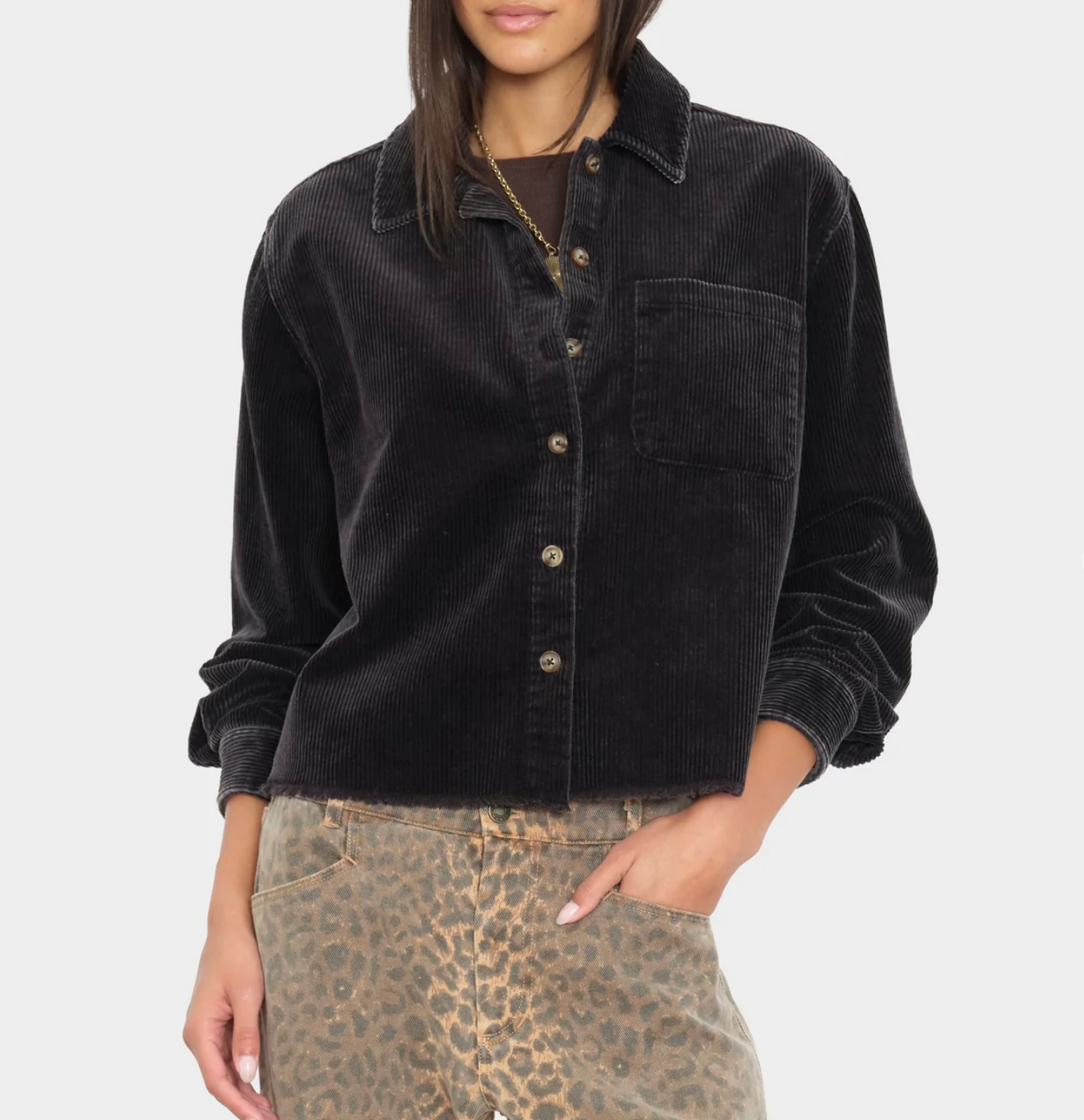 Xirena Ben Shirt | Black Flint