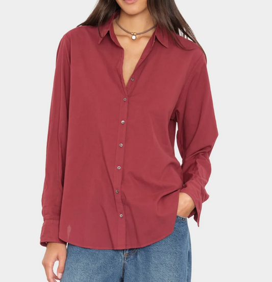 Xirena Beau Shirt | Bordeaux