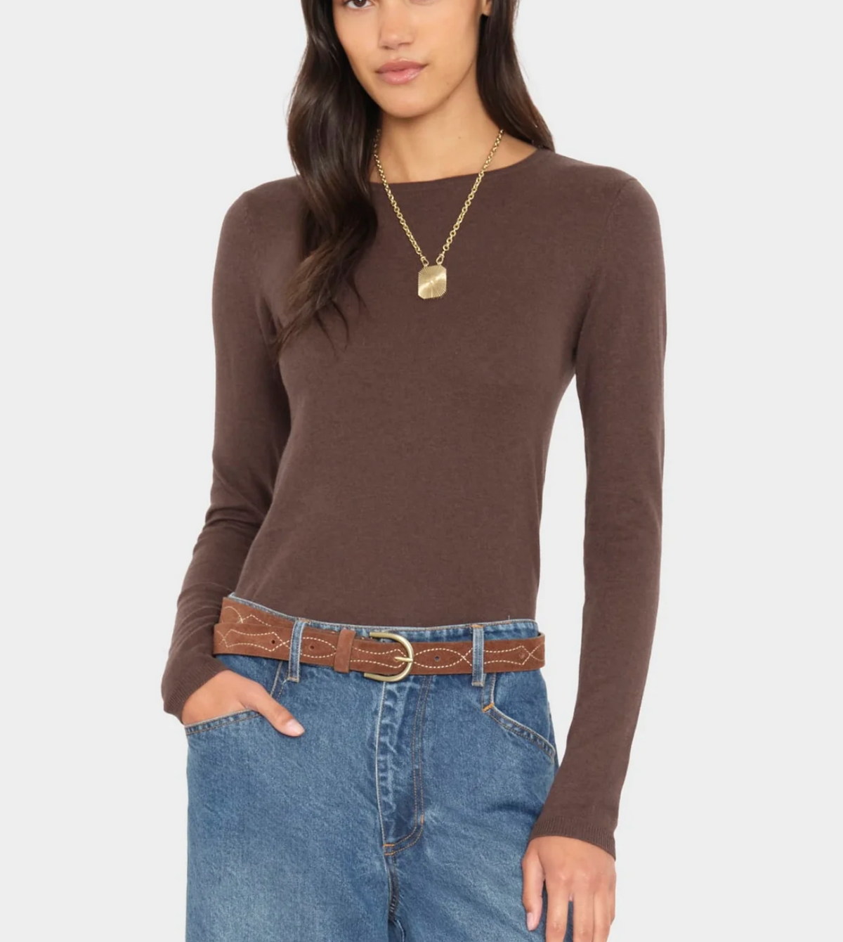 Xirena Crewe Sweater | Brazil Nut