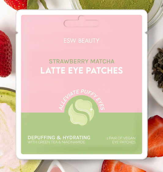 Strawberry Matcha Latte Depuffing & Hydrating Eye Patches