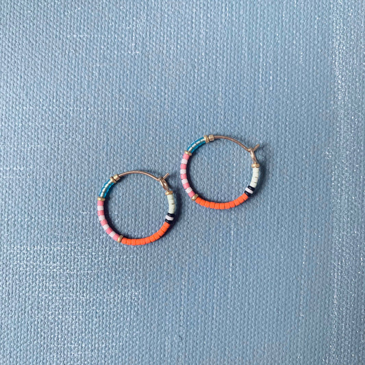Little Colorloop Earrings | Hot Pepper