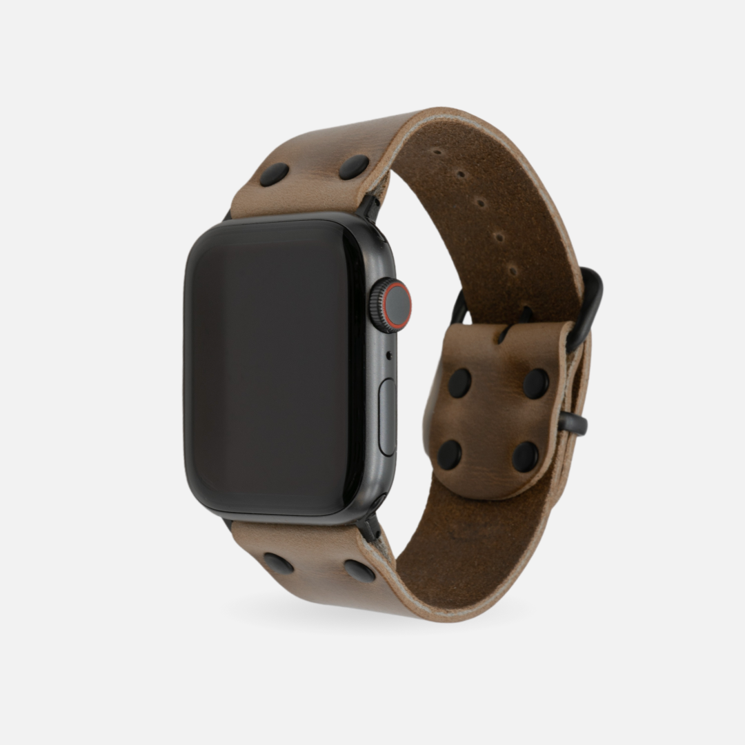 Leather Apple Watch Band - USA Made & Full-Grain Leather
