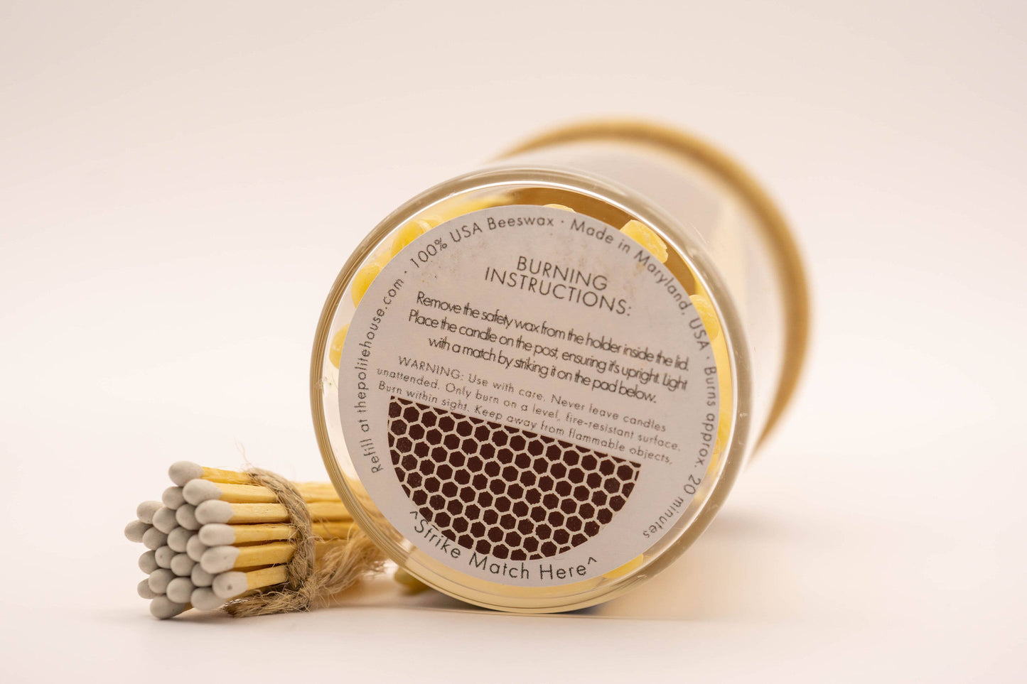 20 Minute Beeswax Mindful Candle Set | Set of 20