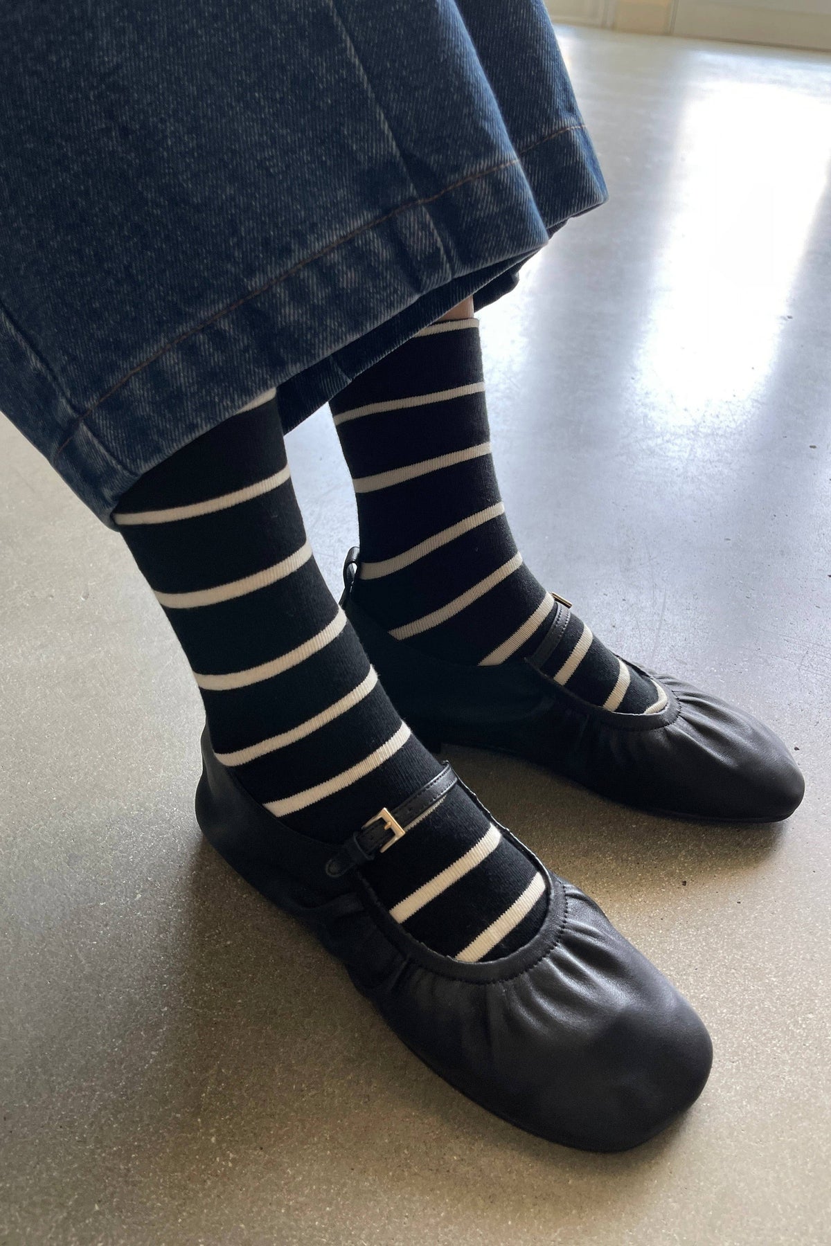 Le Bon Shoppe Wally Socks |  Marine