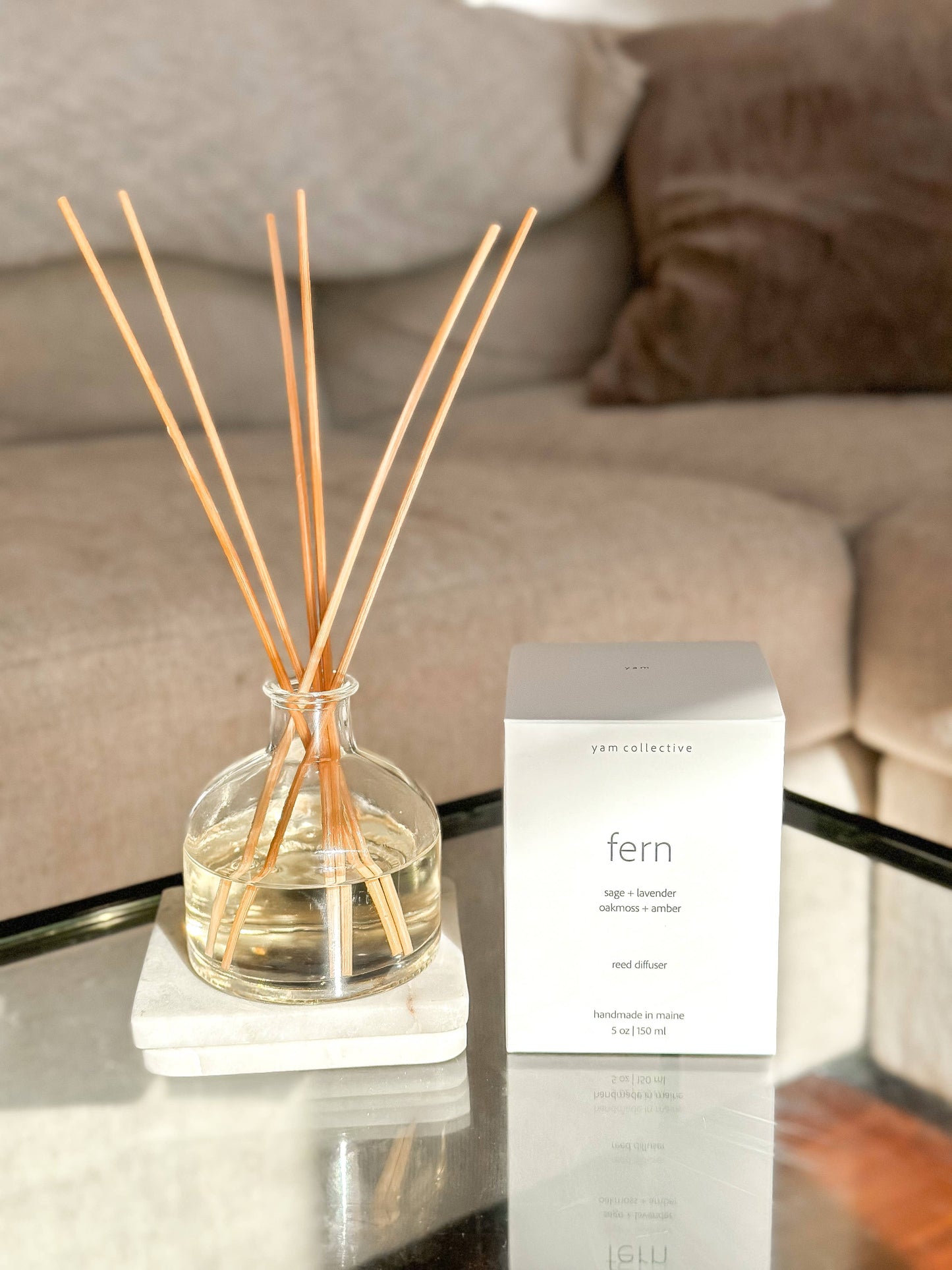 Fern Reed Diffuser | Oakmoss + Amber
